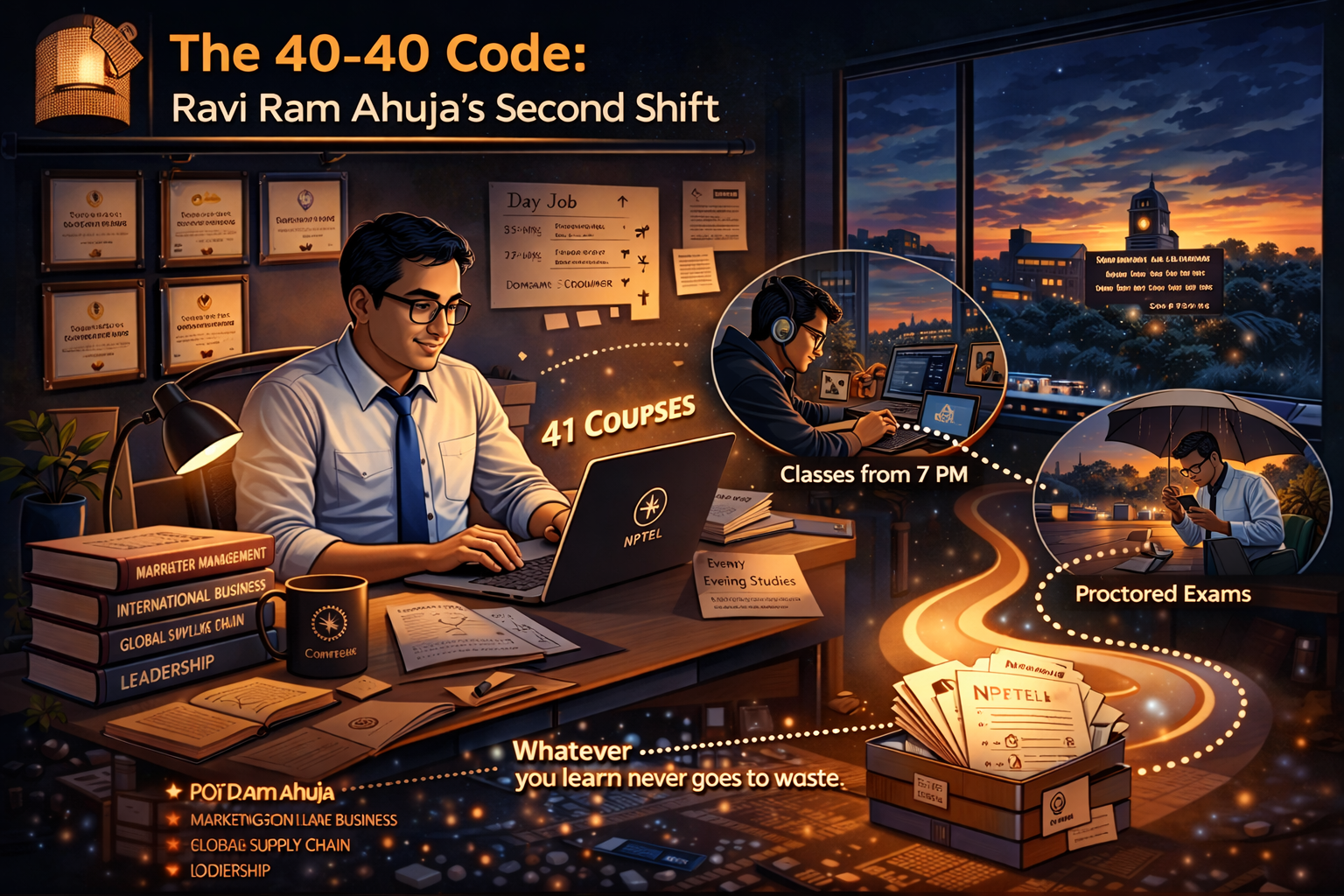 The 40-40 Code: Ravi Ram Ahuja’s Second Shift