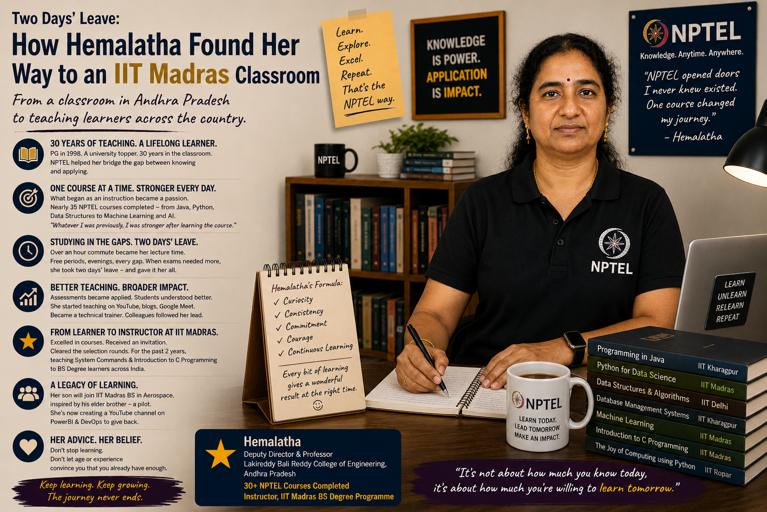 Two Days’ Leave: How Hemalatha Found Her Way to an IIT Madras Classroom