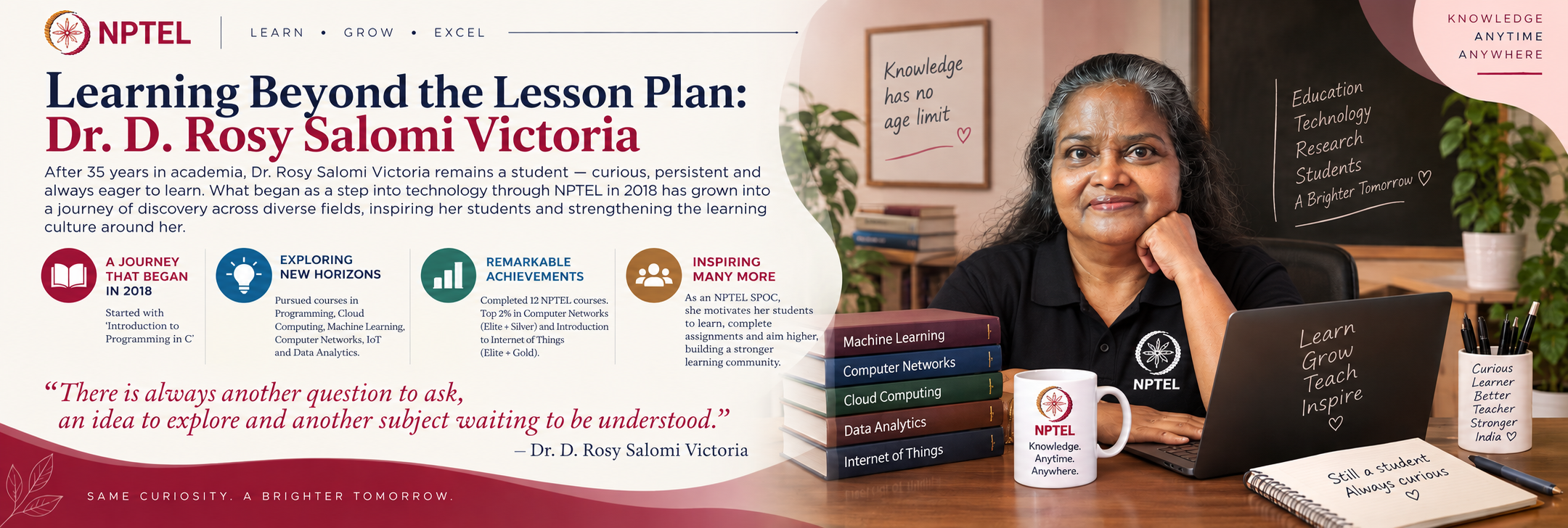 Learning Beyond the Lesson Plan: Dr. D. Rosy Salomi Victoria 