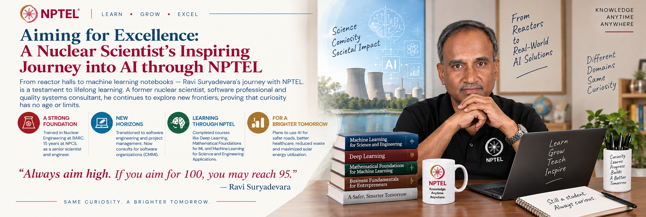 Aiming for Excellence: A Nuclear Scientist’s Inspiring Journey into AI through NPTEL